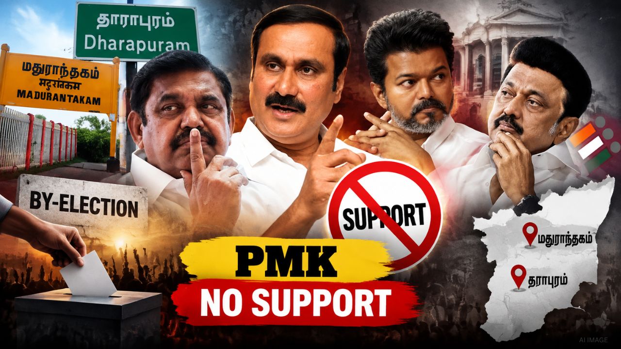 இடைத்தேர்தலில் யாருக்கும் ஆதரவு கிடையாது ! ஆப்படித்த பா.ம.க ! அரண்டுபோன அ.தி.மு.க. !