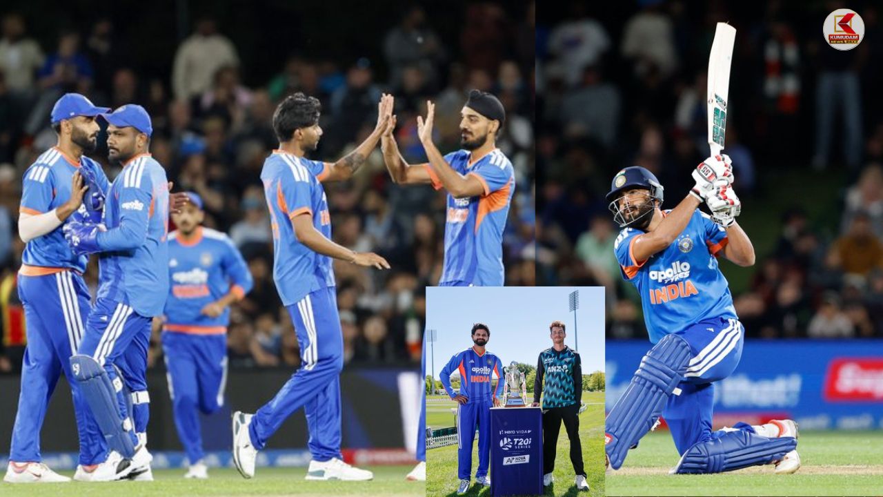 IND vs NZ 1st T20 : கடைசி வரை TENSION... அதிரடி காட்டி த்ரில் வெற்றி பெற்ற இந்தியா !