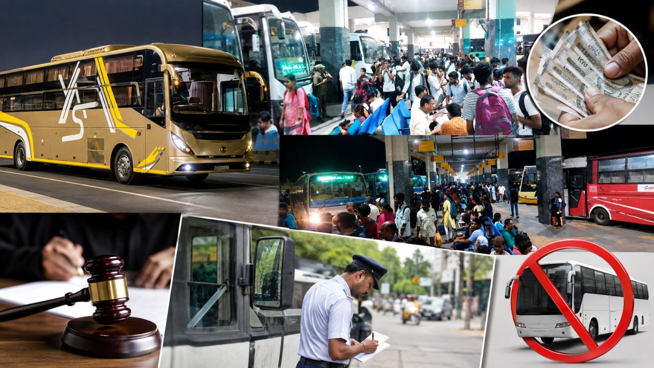 ரூ.17 லட்சம் அபராதம் வசூல்... அதிக கட்டணம் வசூலித்த ஆம்னி பேருந்துகளுக்கு செக் !