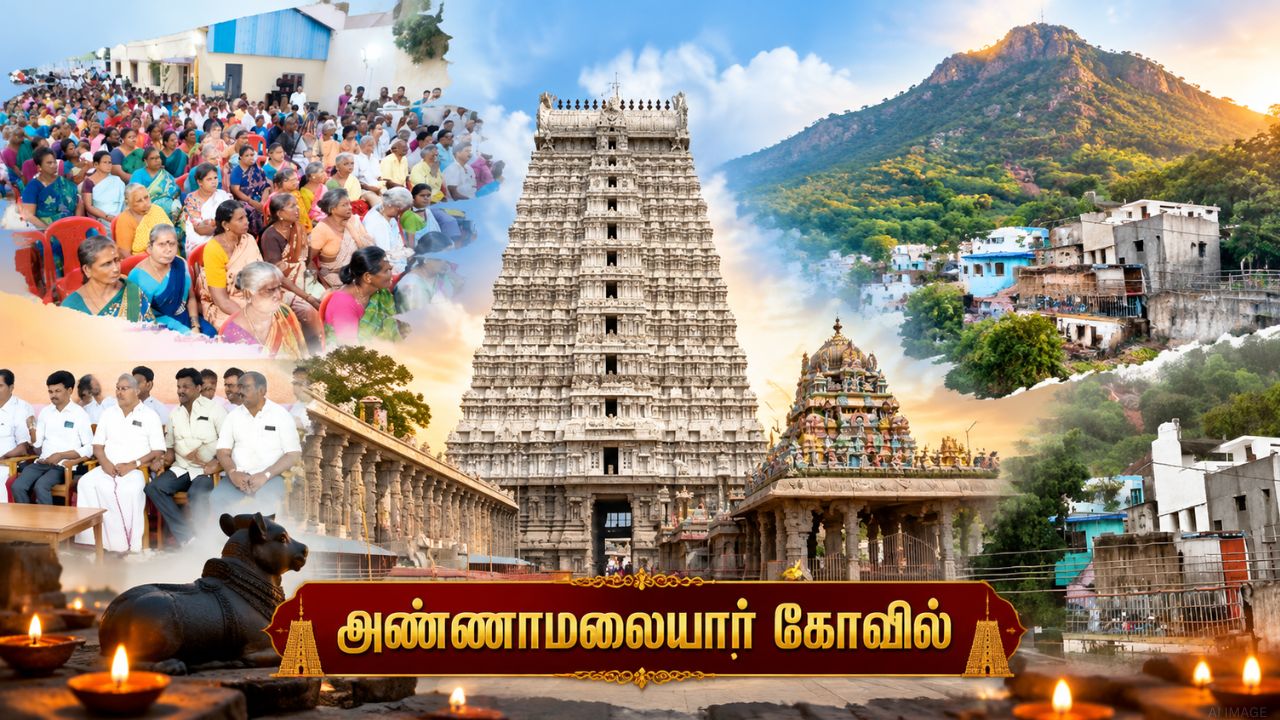 அடிவார ஆக்கிரமிப்பால் திணறும் திருவண்ணாமலை! எழும் பரபரப்பு கேள்விகள்!