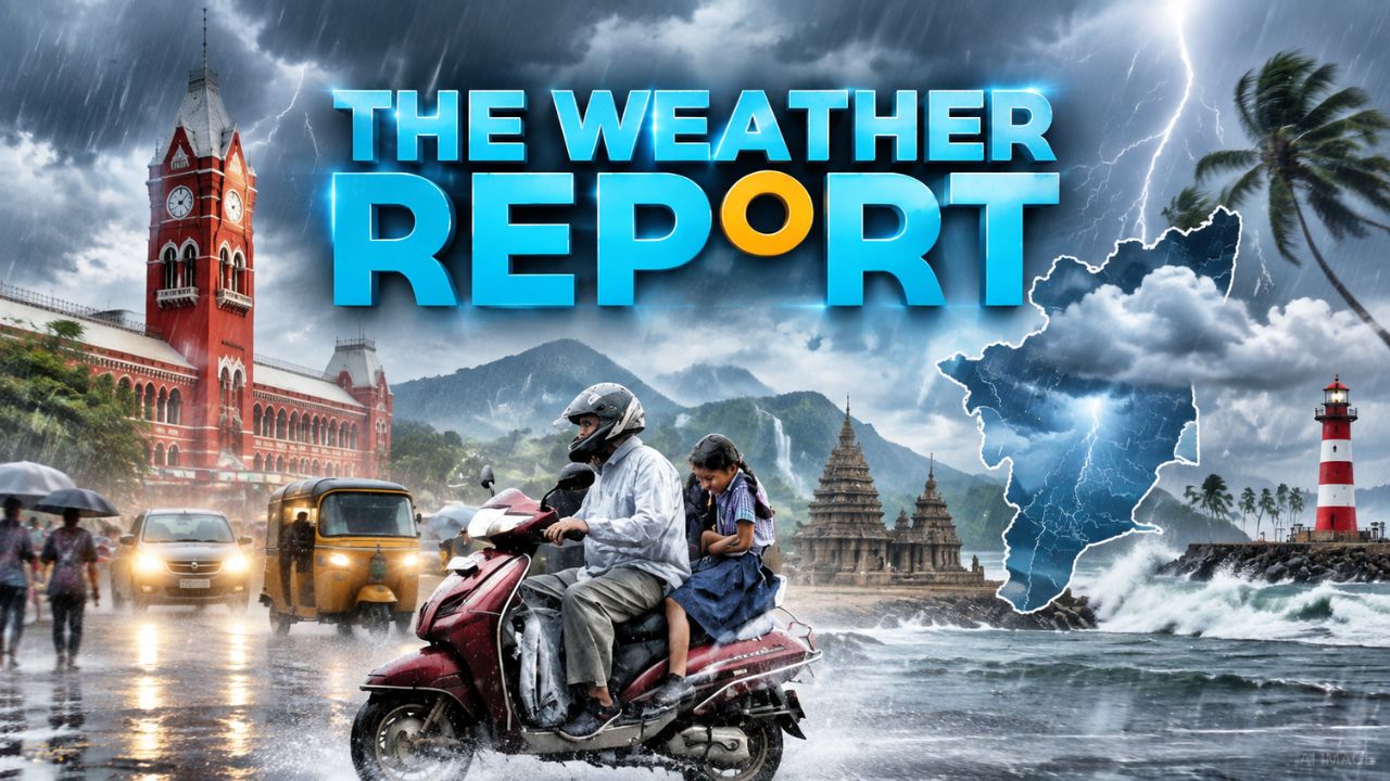 தமிழ்நாட்டில் இன்று பல மாவட்டங்களில் கனமழை பெய்யக்கூடும் ! வானிலை மையம் அலர்ட்  !