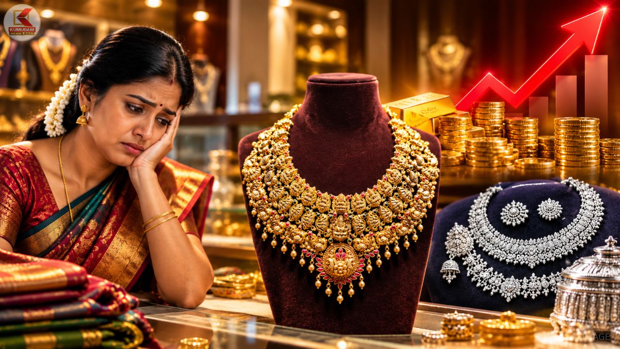 நகைப்பிரியர்களுக்கு ஷாக் ! அதிரடியாய் மீண்டும் உயர்ந்த தங்கம் விலை!