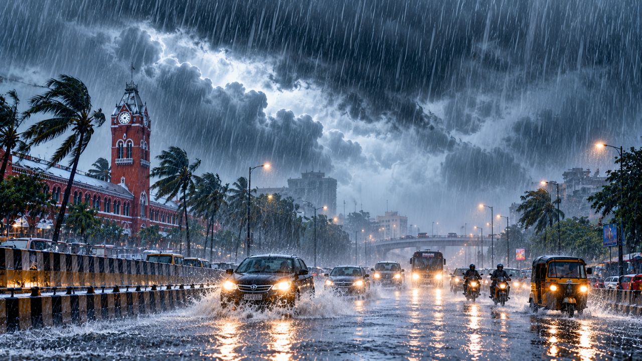ஆட்டத்தை ஆரம்பித்த வடகிழக்குப் பருவமழை...5 நாட்களுக்கு விடாது வெளுக்கப்போகும்...மழைவானிலை அலர்ட்!