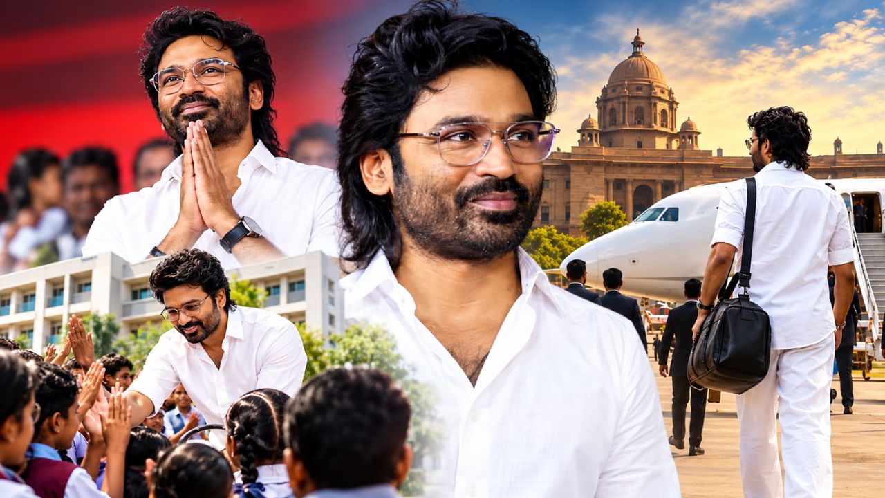 தனுஷின் திடீர் டெல்லி பயணம்... அரசியலுக்கான அஸ்திவாரமா? பின்னணி என்ன?