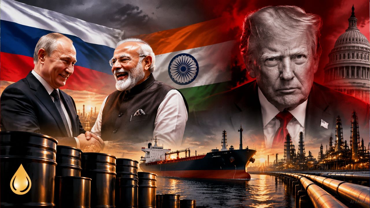 இந்தியாவின் கச்சா எண்ணெய் வர்த்தகத்திற்கு சிக்கலா? வரி ஏய்ப்பு மூலம் டிரம்ப் செக் !